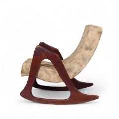 Adrian Pearsall Adrian Pearsall for Craft Associates 812 CR Walnut Rocking Lounge Chair - 4221107