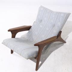 Adrian Pearsall Adrian Pearsall for Craft Associates 990LC Mid Century Walnut Lounge Chair - 4105747