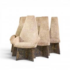 Adrian Pearsall Adrian Pearsall for Craft Associates Brutalist Dining Chairs Set of 6 - 4615034