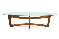 Adrian Pearsall Adrian Pearsall for Craft Associates Mid Century American Bowtie Glass Top Wal - 4652582