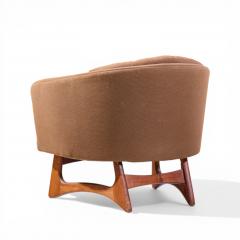 Adrian Pearsall Adrian Pearsall for Craft Associates Mid Century Barrel Lounge Chairs Pair - 4548027