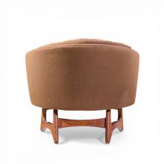 Adrian Pearsall Adrian Pearsall for Craft Associates Mid Century Barrel Lounge Chairs Pair - 4548028