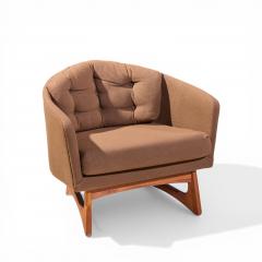 Adrian Pearsall Adrian Pearsall for Craft Associates Mid Century Barrel Lounge Chairs Pair - 4548031