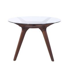 Adrian Pearsall Adrian Pearsall for Craft Associates Mid Century Compass Walnut Dining Table - 3921069