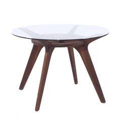 Adrian Pearsall Adrian Pearsall for Craft Associates Mid Century Compass Walnut Dining Table - 3921072