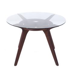 Adrian Pearsall Adrian Pearsall for Craft Associates Mid Century Compass Walnut Dining Table - 3921073