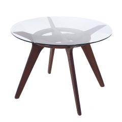 Adrian Pearsall Adrian Pearsall for Craft Associates Mid Century Compass Walnut Dining Table - 3921074