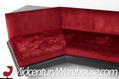 Adrian Pearsall Adrian Pearsall for Craft Associates Mid Century Ebonized Boomerang Sofa - 3694157