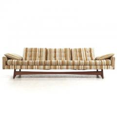 Adrian Pearsall Adrian Pearsall for Craft Associates Mid Century Walnut Gondola Sofa - 3513772