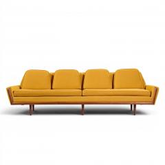 Adrian Pearsall Adrian Pearsall for Craft Associates Mid Century Walnut Gondola Sofa - 4603520