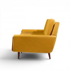Adrian Pearsall Adrian Pearsall for Craft Associates Mid Century Walnut Gondola Sofa - 4603522