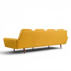 Adrian Pearsall Adrian Pearsall for Craft Associates Mid Century Walnut Gondola Sofa - 4603523