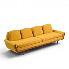 Adrian Pearsall Adrian Pearsall for Craft Associates Mid Century Walnut Gondola Sofa - 4603527