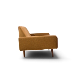 Adrian Pearsall Adrian Pearsall for Craft Associates Mid Century Walnut Gondola Sofa - 4788892