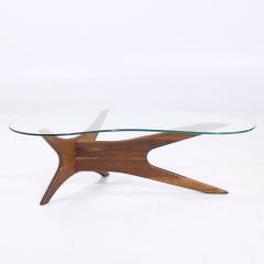 Adrian Pearsall Adrian Pearsall for Craft Associates Mid Century Walnut Jacks Coffee Table - 4187040