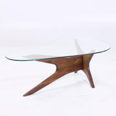 Adrian Pearsall Adrian Pearsall for Craft Associates Mid Century Walnut Jacks Coffee Table - 4187044