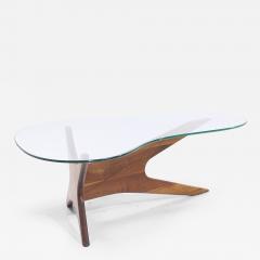 Adrian Pearsall Adrian Pearsall for Craft Associates Mid Century Walnut Jacks Coffee Table - 4188259