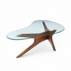Adrian Pearsall Adrian Pearsall for Craft Associates Mid Century Walnut Jacks Coffee Table - 4385534