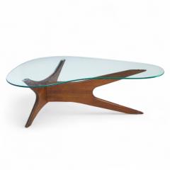 Adrian Pearsall Adrian Pearsall for Craft Associates Mid Century Walnut Jacks Coffee Table - 4386088