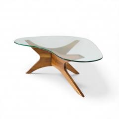 Adrian Pearsall Adrian Pearsall for Craft Associates Mid Century Walnut Jacks Coffee Table - 4388268