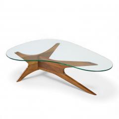 Adrian Pearsall Adrian Pearsall for Craft Associates Mid Century Walnut Jacks Coffee Table - 4388273