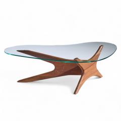 Adrian Pearsall Adrian Pearsall for Craft Associates Mid Century Walnut Jacks Coffee Table - 4413760