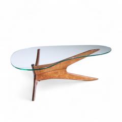 Adrian Pearsall Adrian Pearsall for Craft Associates Mid Century Walnut Jacks Coffee Table - 4413792