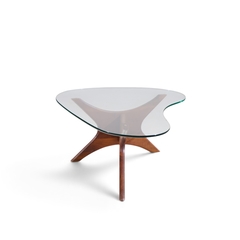 Adrian Pearsall Adrian Pearsall for Craft Associates Mid Century Walnut Jacks Coffee Table - 4743137