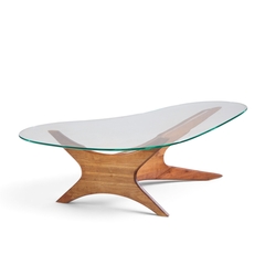 Adrian Pearsall Adrian Pearsall for Craft Associates Mid Century Walnut Jacks Coffee Table - 4743144