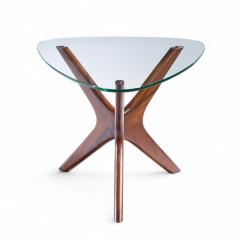 Adrian Pearsall Adrian Pearsall for Craft Associates Mid Century Walnut Jacks Side Table Pair - 4417775