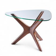 Adrian Pearsall Adrian Pearsall for Craft Associates Mid Century Walnut Jacks Side Table Pair - 4417777