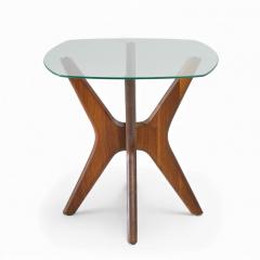 Adrian Pearsall Adrian Pearsall for Craft Associates Mid Century Walnut Jacks Side Tables Pair - 4388289