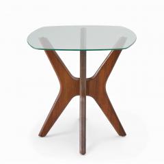 Adrian Pearsall Adrian Pearsall for Craft Associates Mid Century Walnut Jacks Side Tables Pair - 4388290