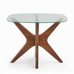 Adrian Pearsall Adrian Pearsall for Craft Associates Mid Century Walnut Jacks Side Tables Pair - 4388291