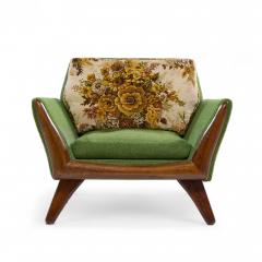 Adrian Pearsall Adrian Pearsall for Craft Associates Mid Century Walnut Lounge Chair - 4359455