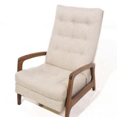 Adrian Pearsall Adrian Pearsall for Craft Associates Mid Century Walnut Recliner - 3939487