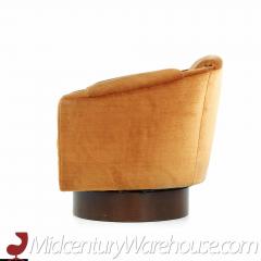 Adrian Pearsall Adrian Pearsall for Craft Associates Mid Century Walnut Swivel Chair - 3694484