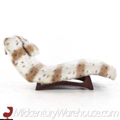 Adrian Pearsall Adrian Pearsall for Craft Associates Mid Century Walnut Wave Chaise - 3683830