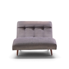 Adrian Pearsall Adrian Pearsall for Craft Associates Mid Century Walnut Wave Chaise - 4751623