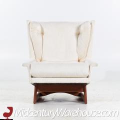 Adrian Pearsall Adrian Pearsall for Craft Associates Mid Century Walnut Wingback Chair - 3683840