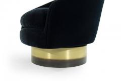 Adrian Pearsall Adrian Pearsall for Craft Associates Swivel Chairs on Brass Bases - 1064587