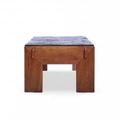 Adrian Pearsall Adrian Pearsall for Craft Associates Walnut and Slate Top Coffee Table - 4480256