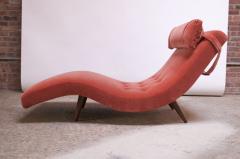 Adrian Pearsall Adrian Pearsall for Craft Associates Wave Chaise Lounge in Coral Mohair - 1014882
