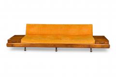Adrian Pearsall American Mid Century Orange Upholstered Platform Sofa - 4631533