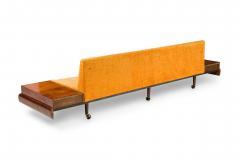 Adrian Pearsall American Mid Century Orange Upholstered Platform Sofa - 4631537
