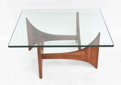 Adrian Pearsall American Modern Pair of Walnut and Glass Low Tables by Adrian Pearsall - 4702747