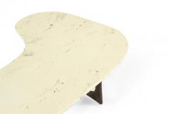 Adrian Pearsall Asymmetric Marble Top Coffee Table by Adrian Pearsall - 720061