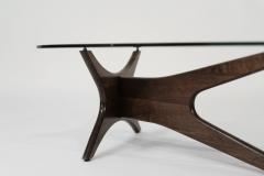 Adrian Pearsall Asymmetrical Walnut Cocktail Table by Adrian Pearsall C 1950s - 3918217