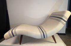 Adrian Pearsall Craft Associates Chaise Lounge In Hudson Bay Upholstery - 3975254