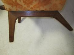 Adrian Pearsall Fabulous Adrian Pearsall Wing Back Walnut Lounge Chair Mid Century Modern - 1316027